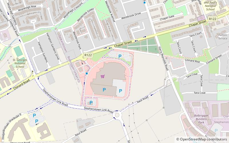 Millfield Shopping Centre location map