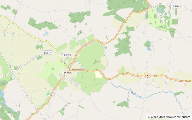 Delvin location map