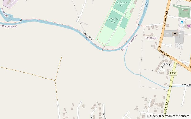 ballinrobe cavalry barracks location map