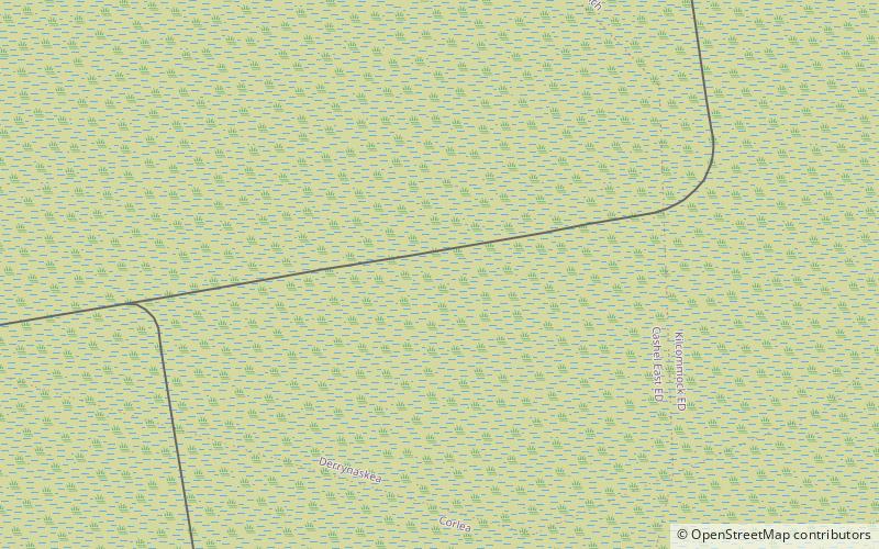 Corlea Trackway location map
