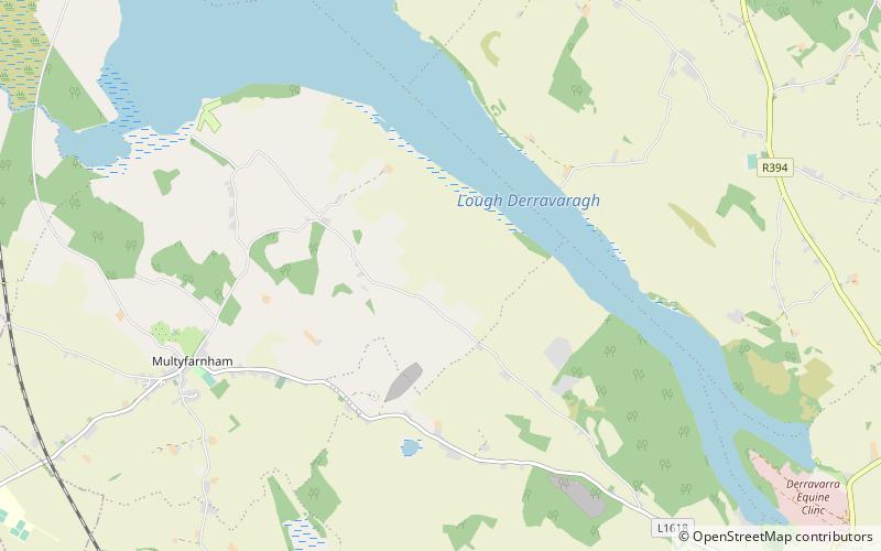 Lough Derravaragh location map