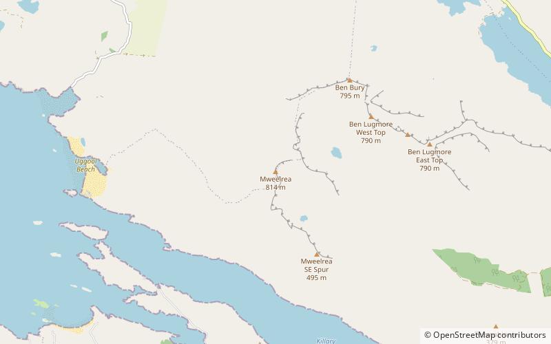 Mweelrea location map