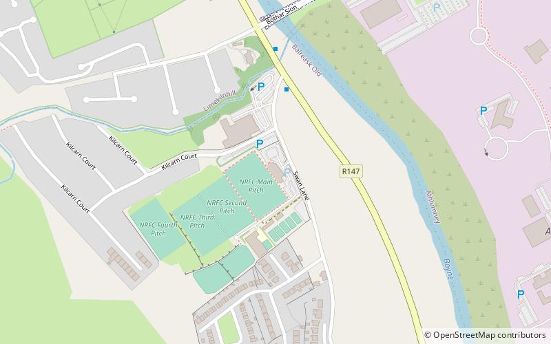 Navan R.F.C. location map