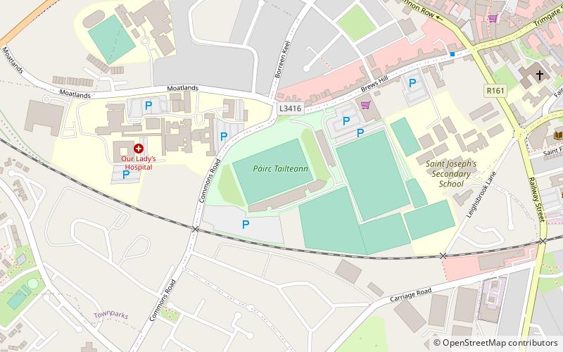 Páirc Tailteann location map