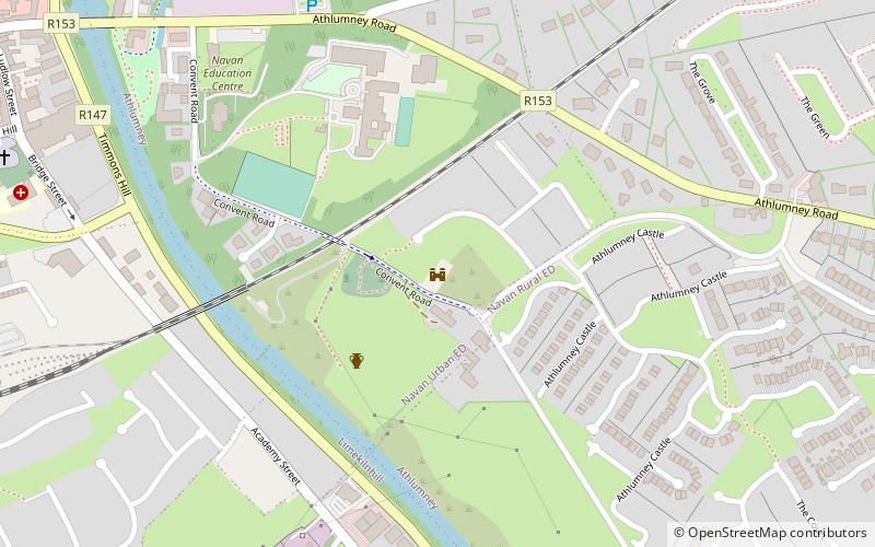 Athlumney Castle location map
