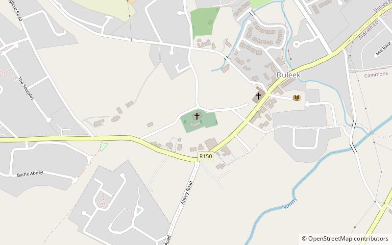 St. Mary's Abbey location map