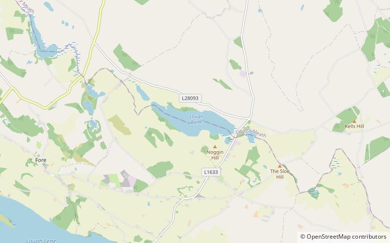Lough Bane location map