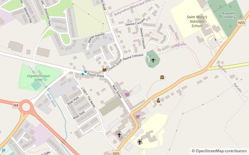 Edgeworthstown location map