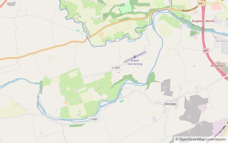 Dowth location map
