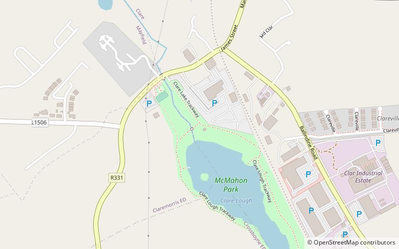 clare lake trackway claremorris location map