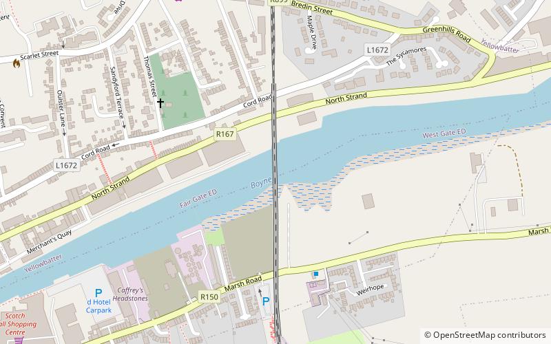 Boyne Viaduct location map