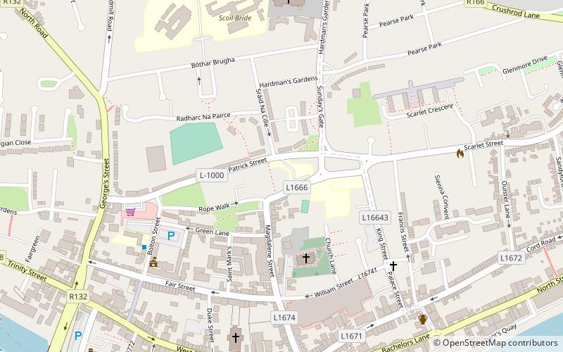 Magdalene Tower location map
