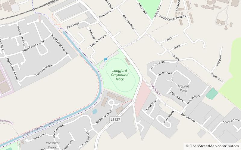 longford greyhound stadium location map