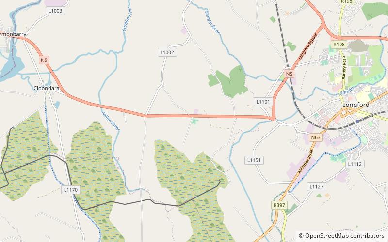 Strokestown Road location map