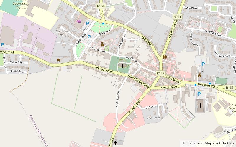 Opactwo location map