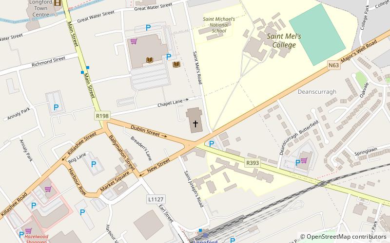 St Mel's Cathedral location map