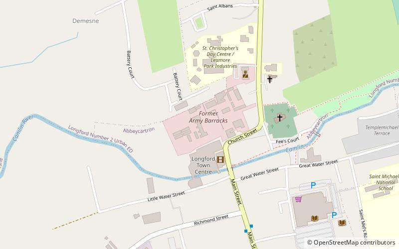 Connolly Barracks location map