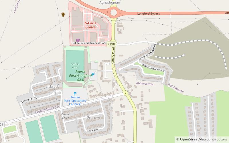 Pearse Park location map