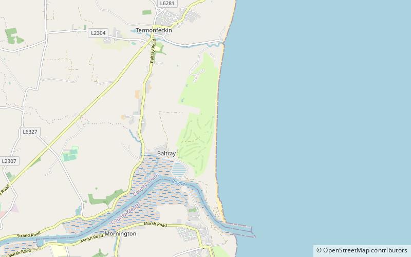 county louth golf club location map