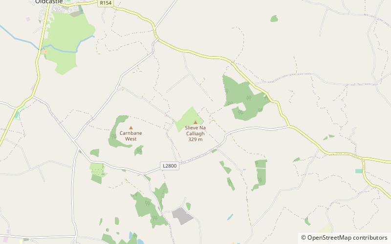 Slieve na Calliagh location map