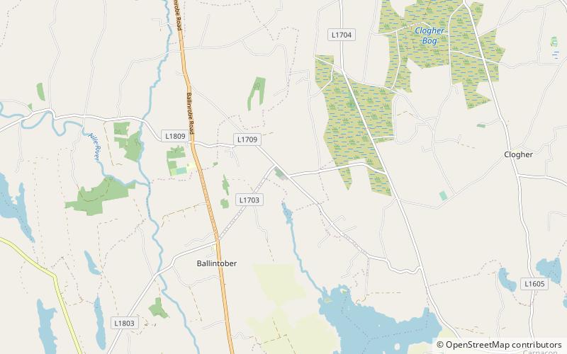 Ballintubber Abbey location map
