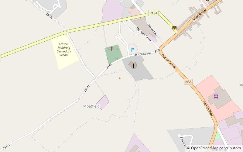 Granard Motte location map