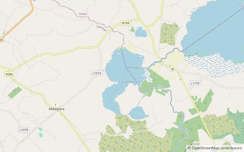 Lough Kinale location map
