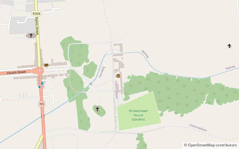 Strokestown Park location map