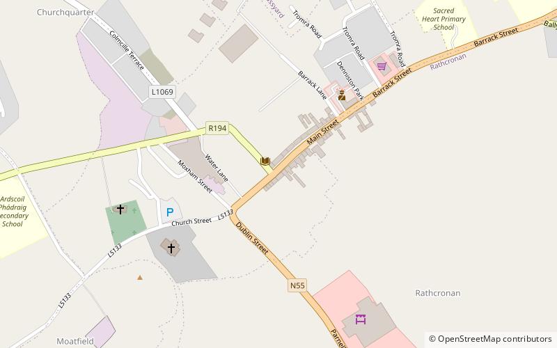 Granard location map