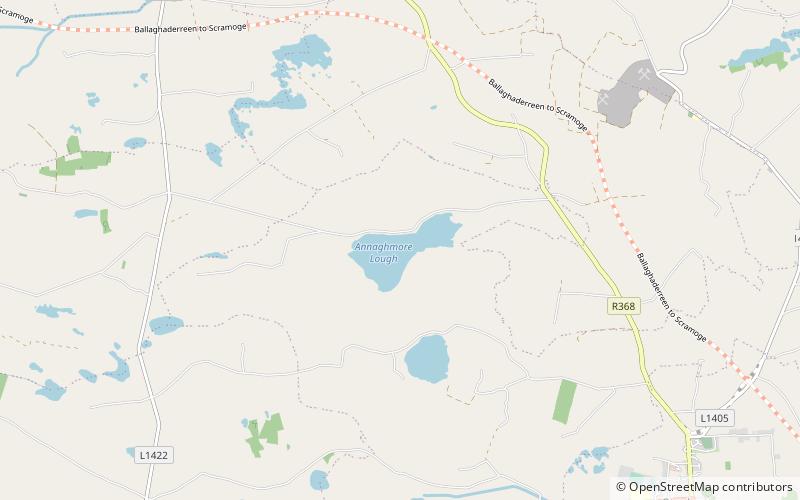 annaghmore lough location map