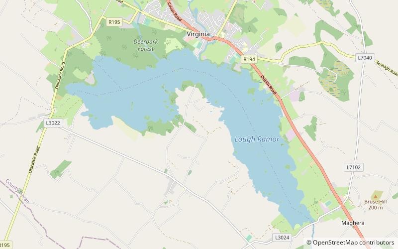 Lough Ramor location map