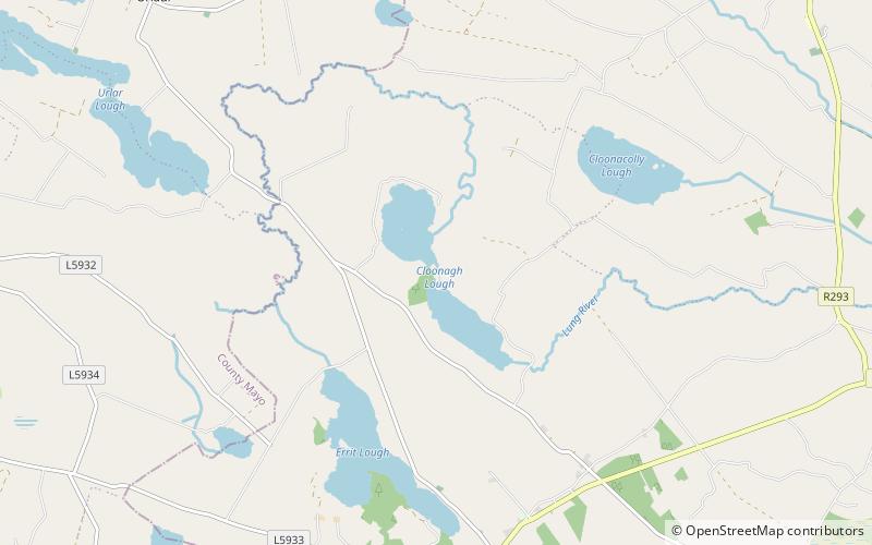 cloonagh lough location map