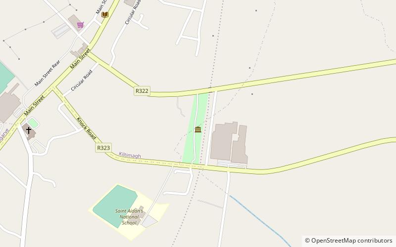 Kiltimagh railway station location map