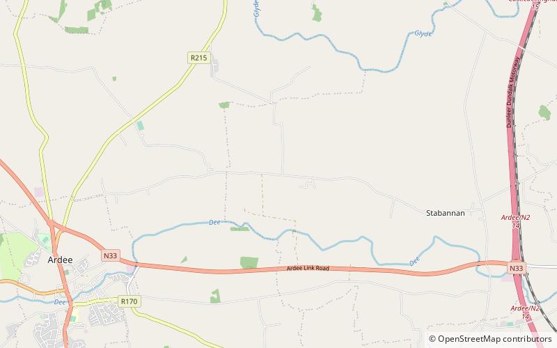 Roodstown Castle location map