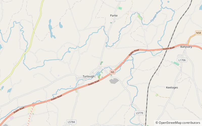 Kloster Turlough location map