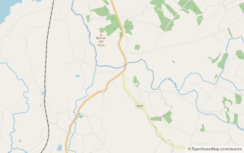 Ballylahan Castle location map