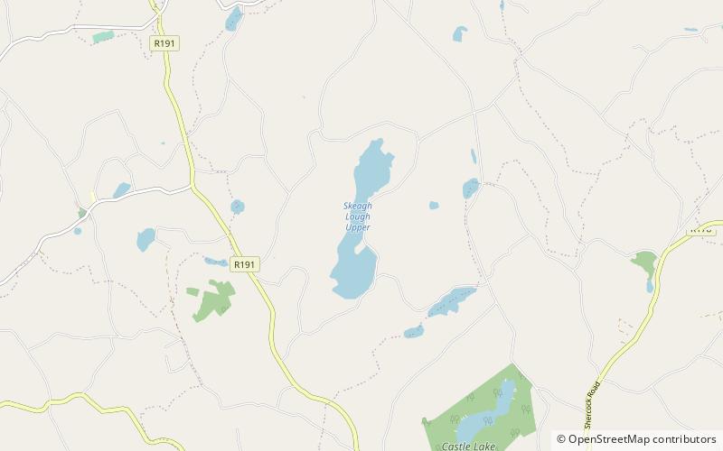 Upper Lough Skeagh location map