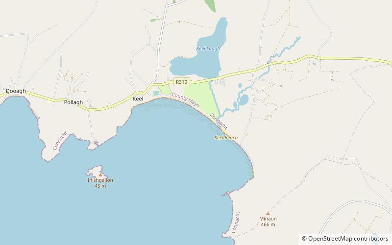 keel beach location map