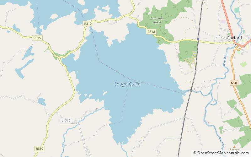 Lough Cullin location map