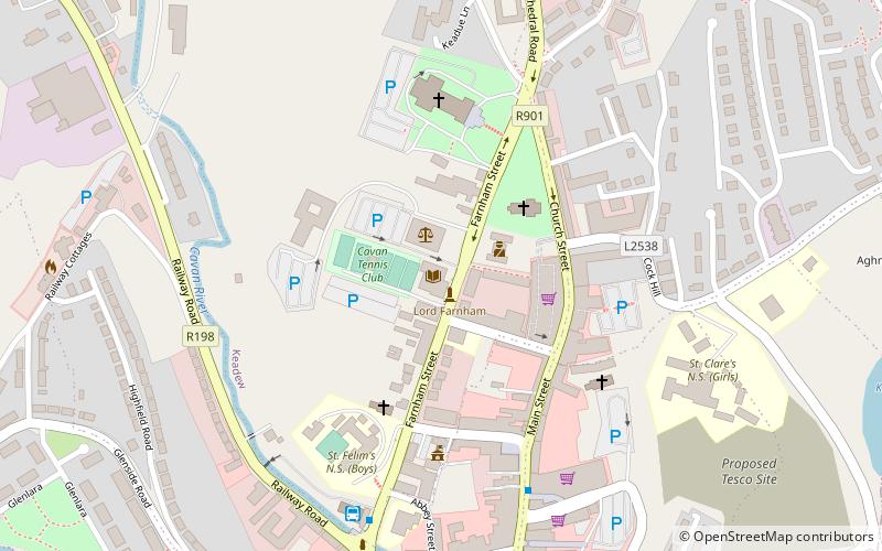 Cavan Courthouse location map