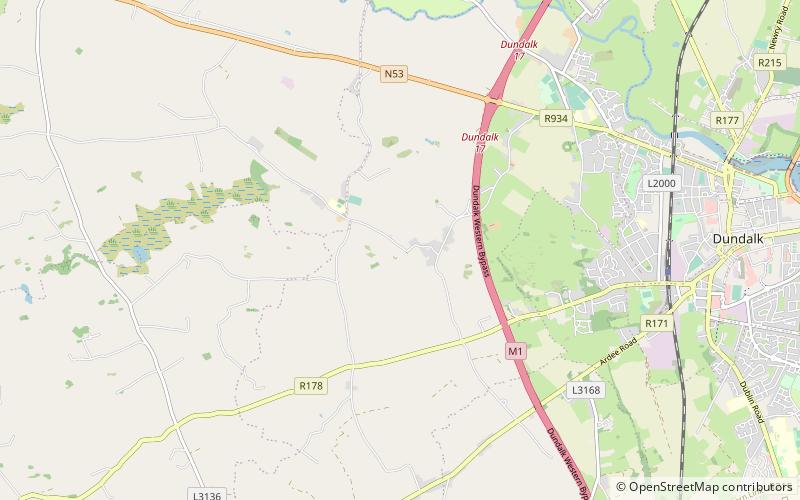 donaghmore souterrain location map