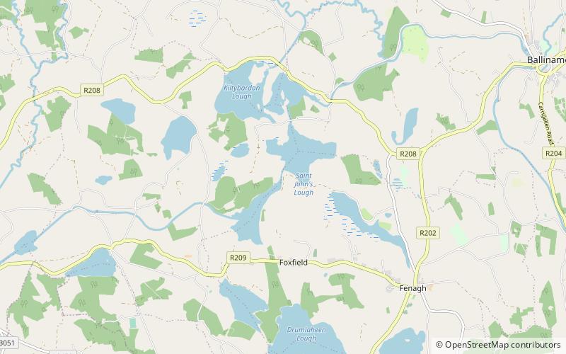 St. John's Lough location map