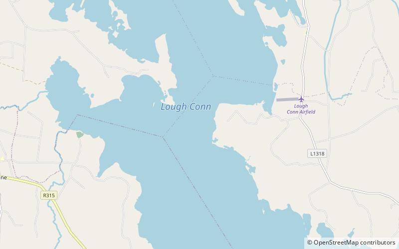 Lough Conn location map