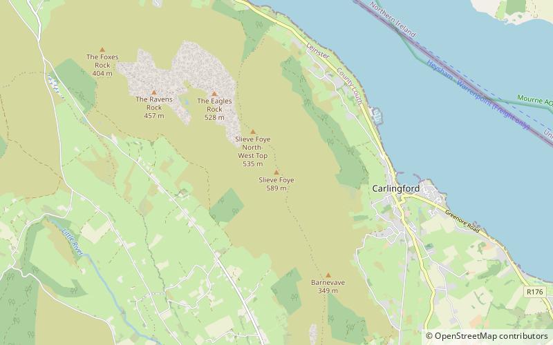 Slieve Foy location map