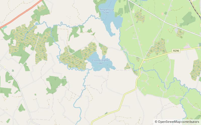 Cloonacleigha Lough location map