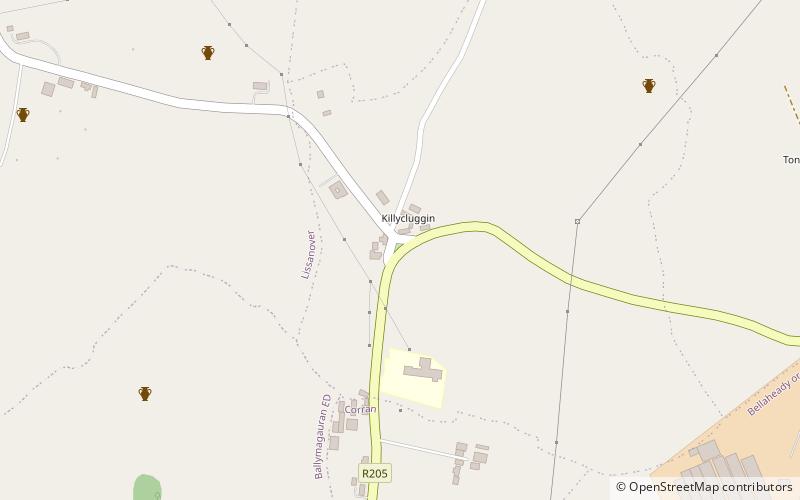 Killicluggin-Stein location map