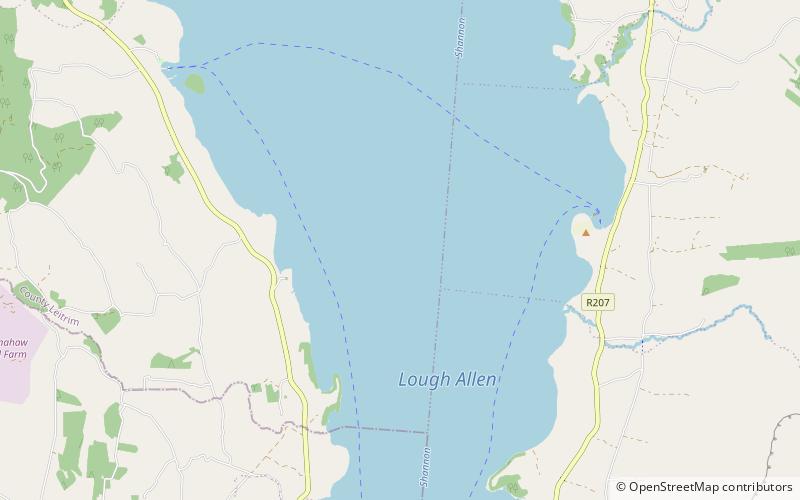 Lago Allen location map