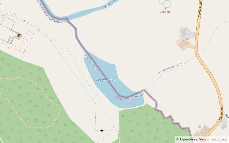 Castle Saunderson location map