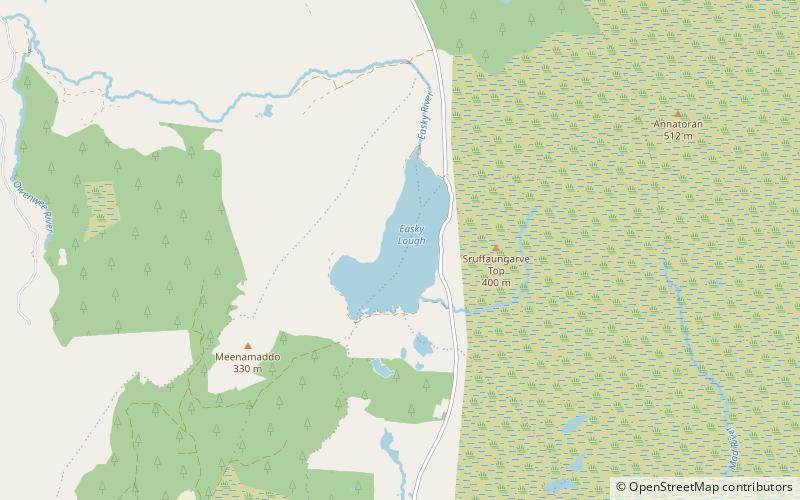 Easky Lough location map