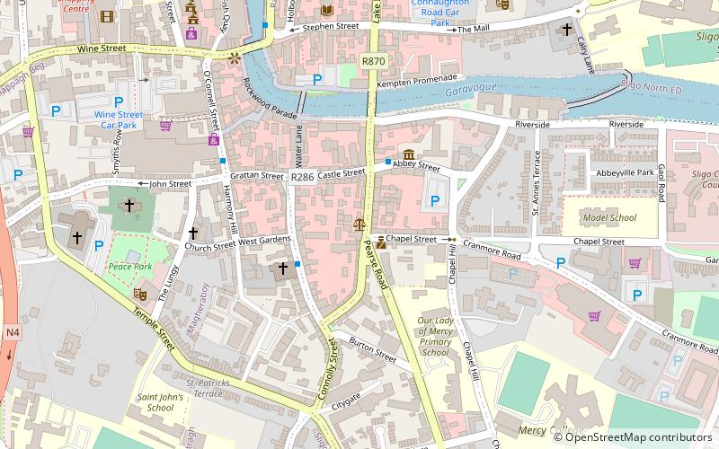 Sligo Courthouse location map